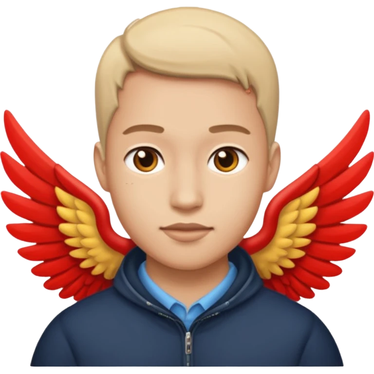 only one wing facing left direction emoji
