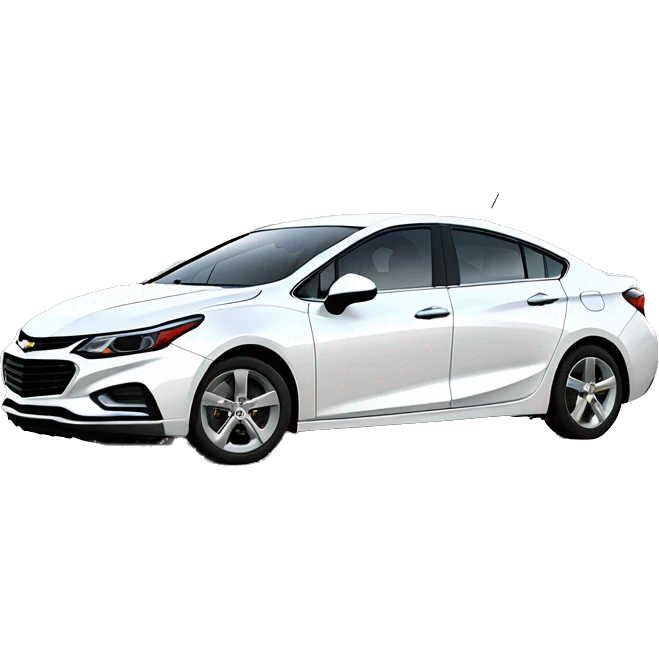Chevrolet Cruze 2017 white alpine emoji