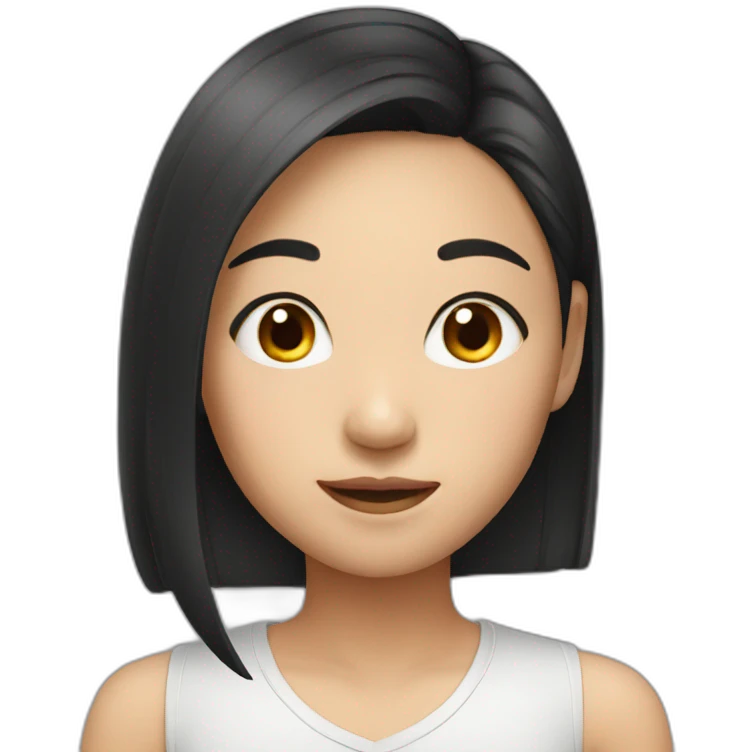 asian girl emoji