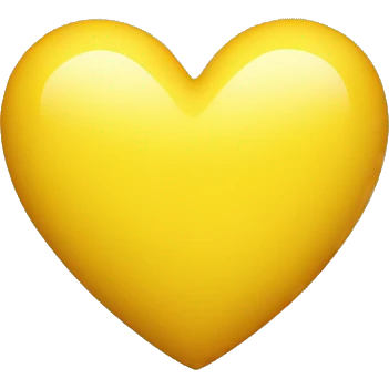 Yellow heart emoji