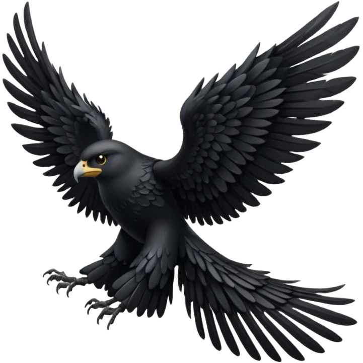 Black wings emoji