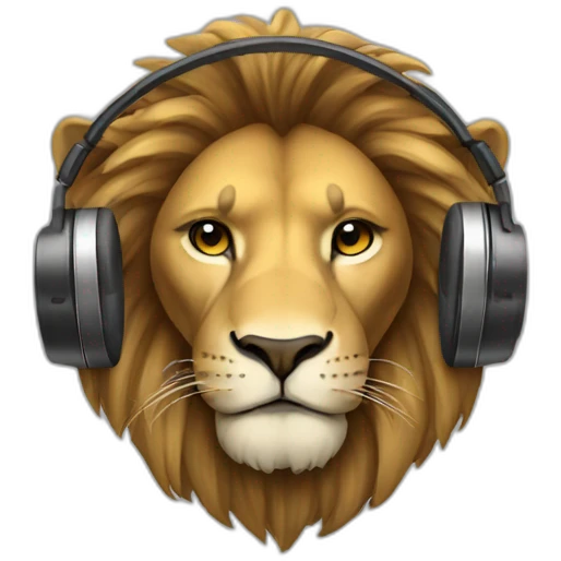 Dj lion emoji