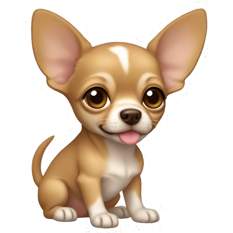 Light brown Chihuahua puppy  emoji
