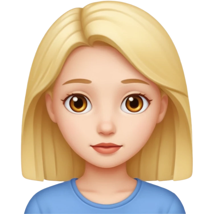 Cute girl emoji
