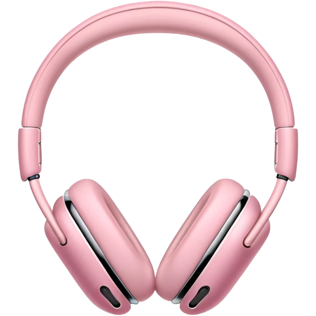 pink airpods max headphones emoji