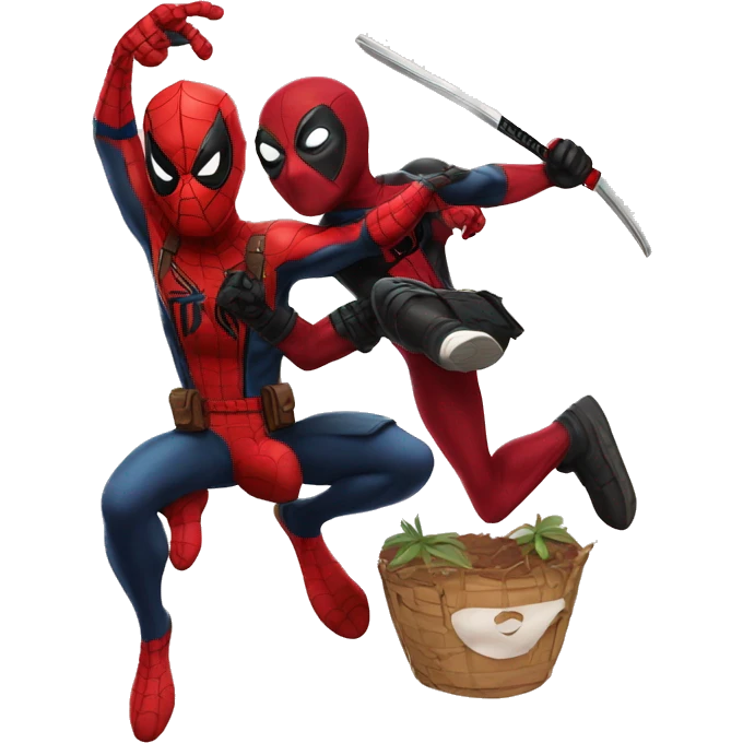 Spider-Man y Deadpool  emoji
