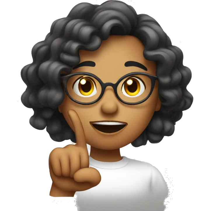 sassy face with finger waving emoji