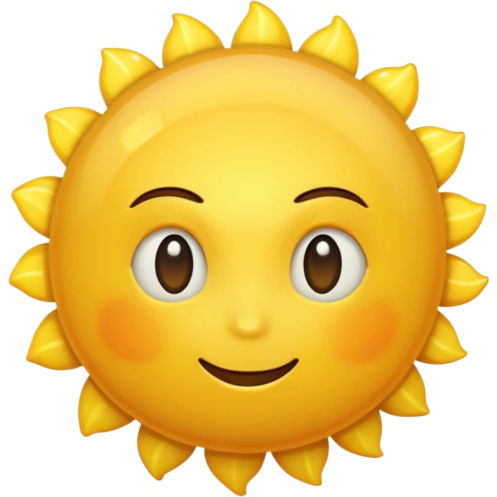 Sun emoji
