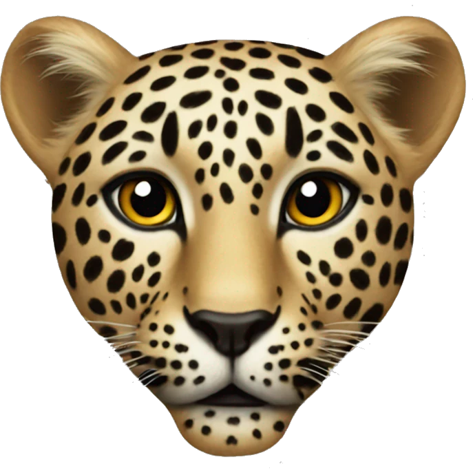 Leopard heart emoji