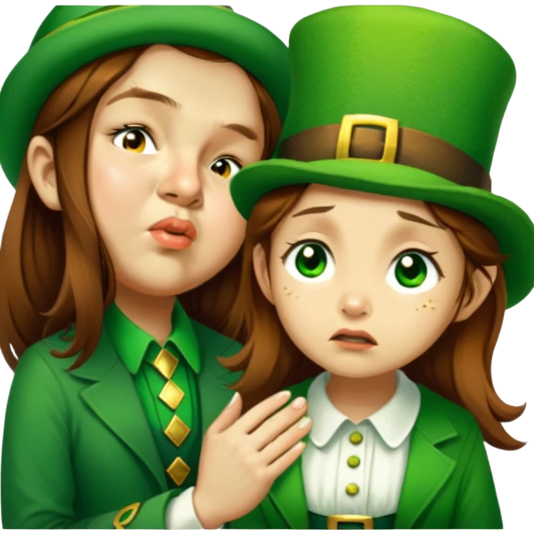 Sad Leprechaun emoji