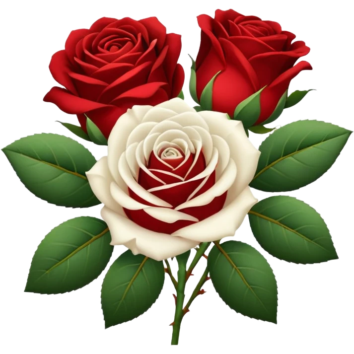 White roses emoji