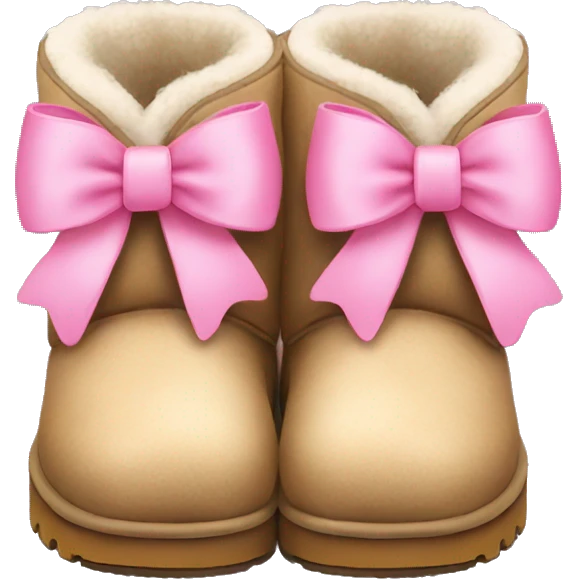 Uggs with bows emoji