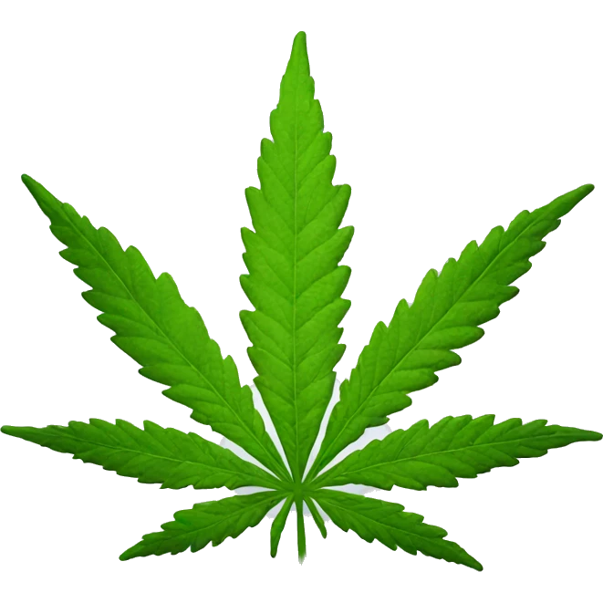 Cannabis leaf emoji