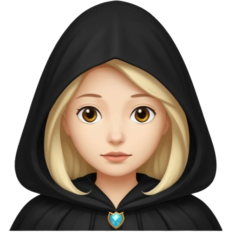 woman in cloak over head emoji