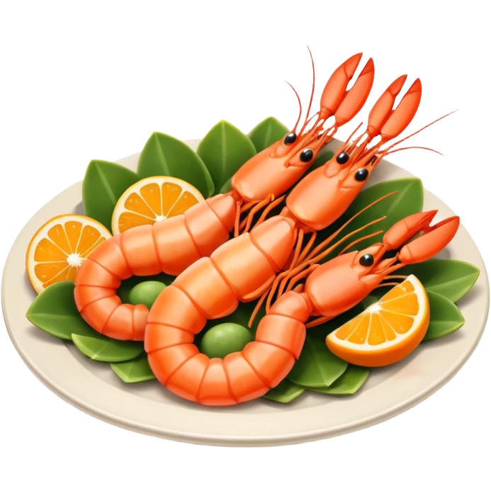 prawn plate emoji
