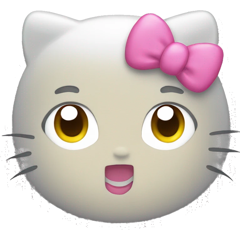 hello kitty face emoji