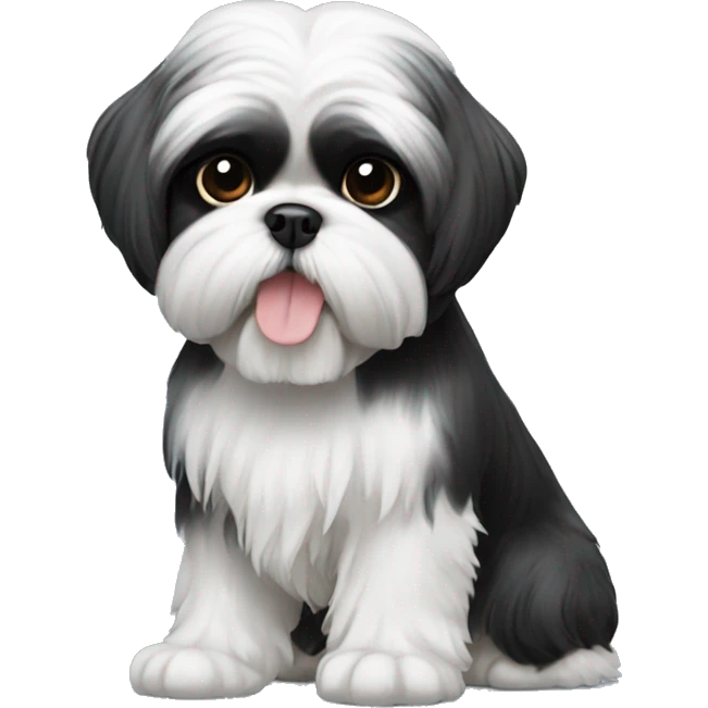 Shih tzu black  emoji