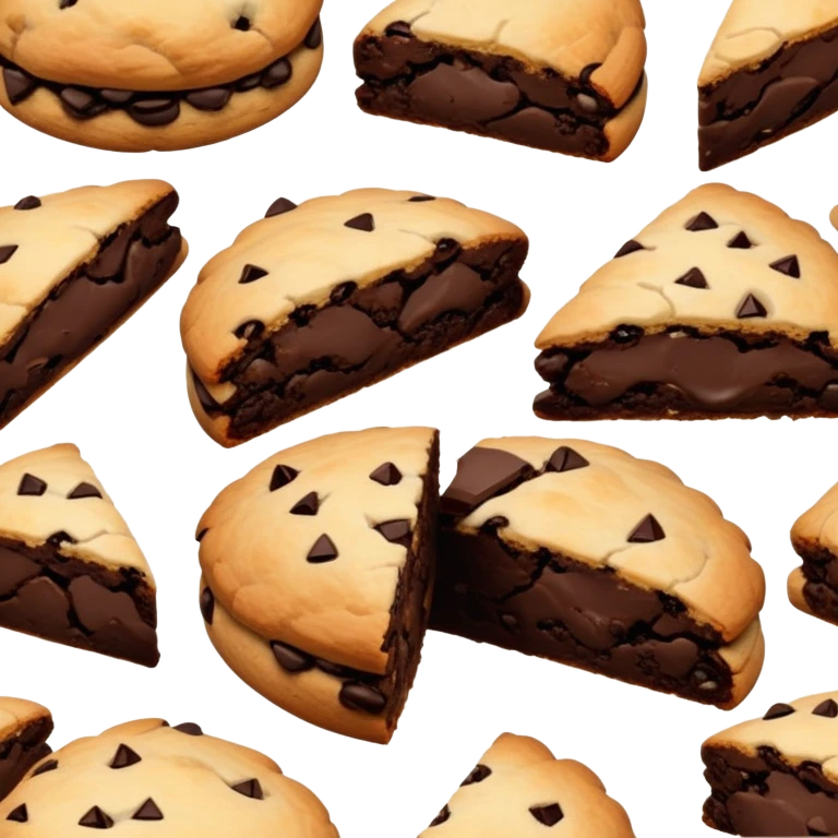 Dark chocolate scones emoji