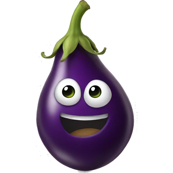 eggplant dancing emoji