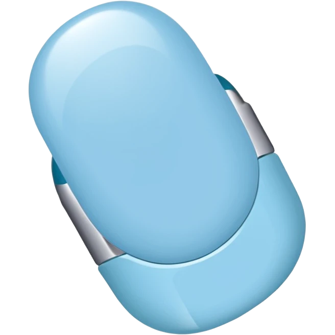 light blue nails emoji