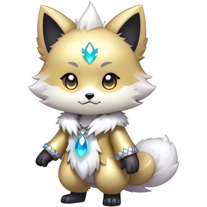  High quality Cute Cool Kawaii edgy Pretty Chibi Fur-Sona Shiny Colorful Sparkly Fakemon Full Body emoji