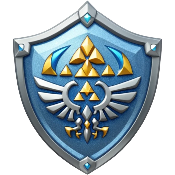 glitter shield Hylian emoji