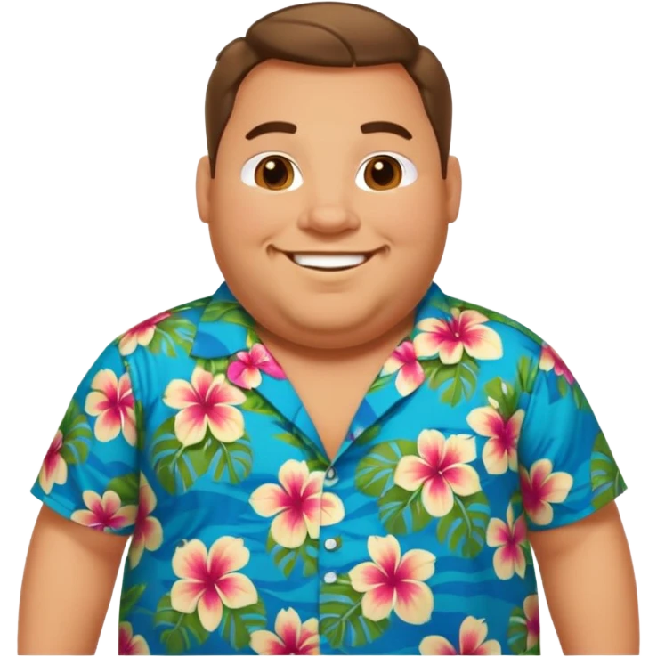 Fat guy emoji