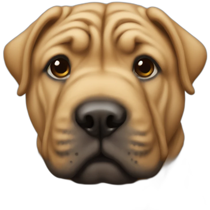 sharpei dog emoji