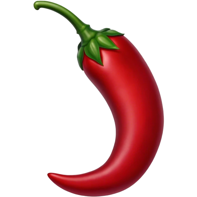 burgundy hot pepper emoji