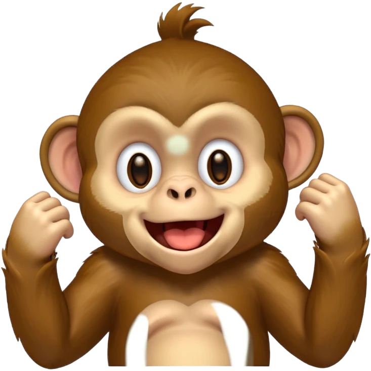 burping monkey emoji