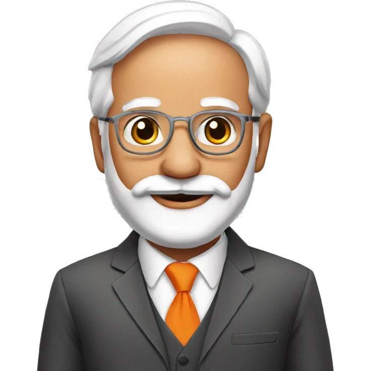 Modi with  emoji