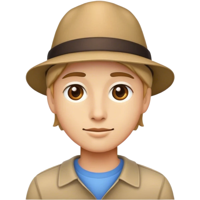 wearing a hat emoji