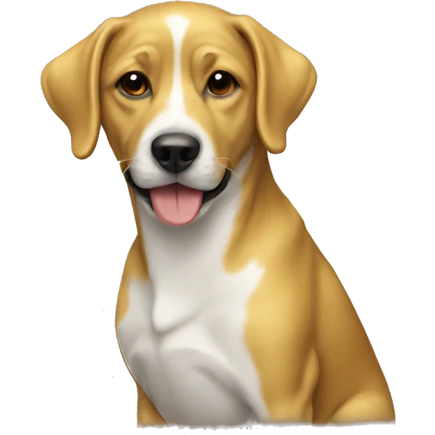Dog gold emoji