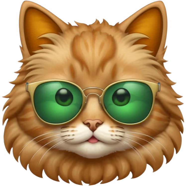 Cat wearing sunglasses emoji