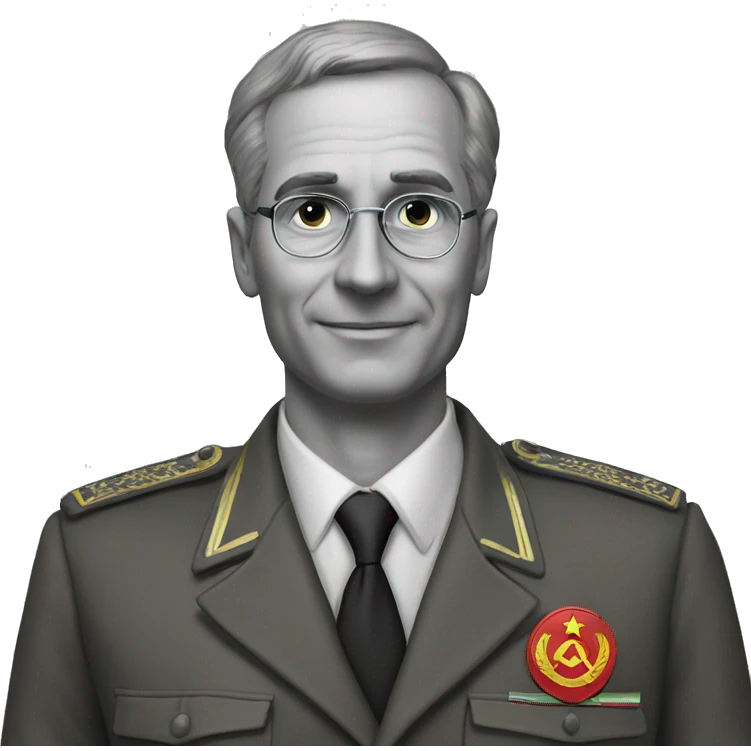 soviet engineer diplomat full scale photoealistic emoji