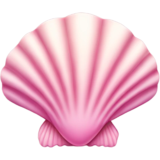 pink scallop shell emoji