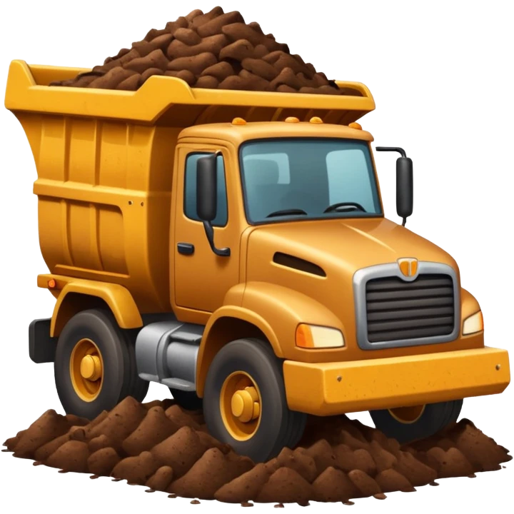 Snowplow through poop emoji