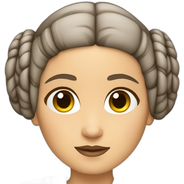 princess leia emoji