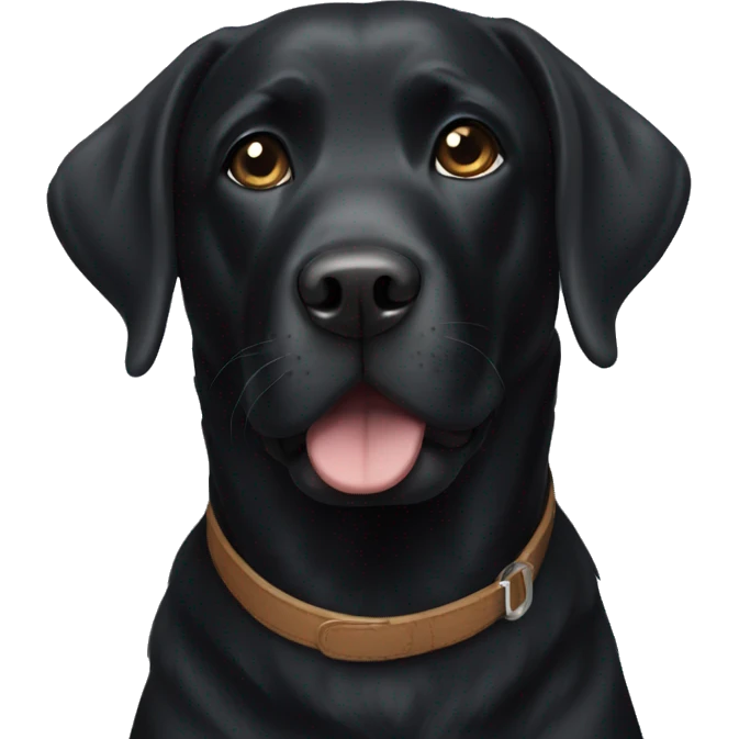 Black Labrador emoji