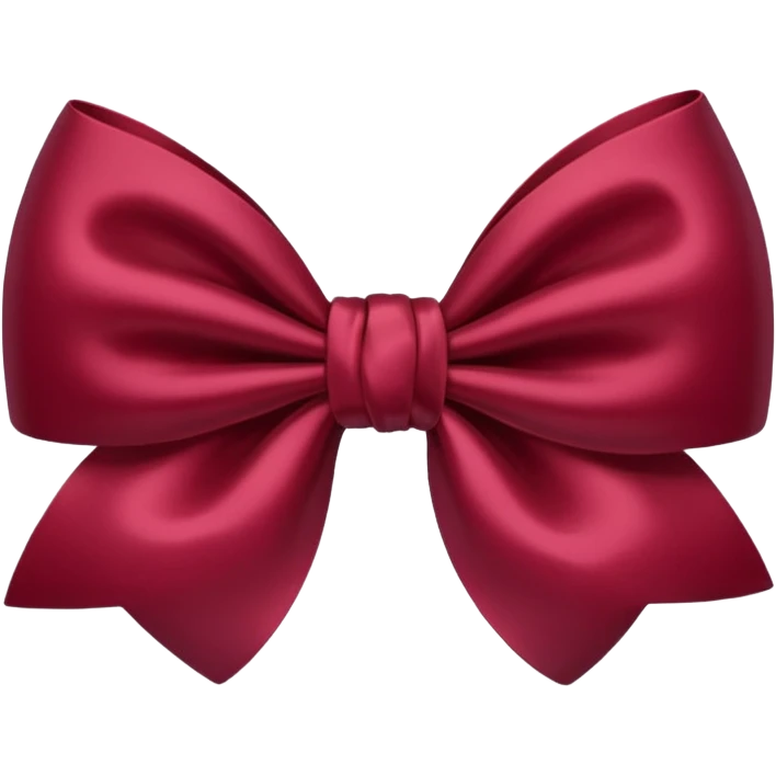 Bow Bordeaux  emoji