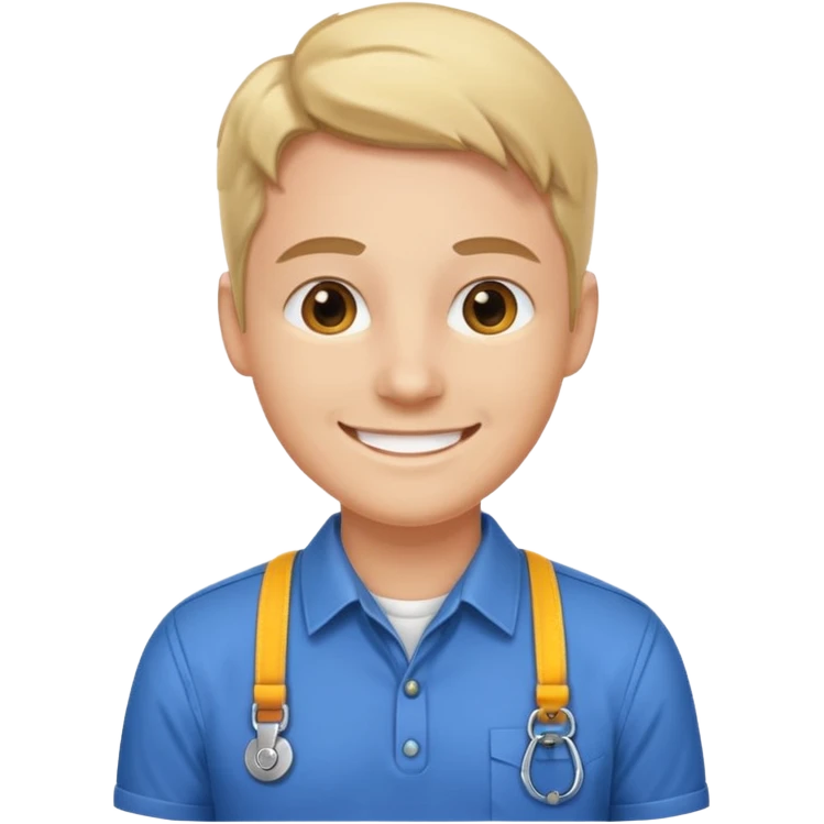 Employee with Lanyards emoji