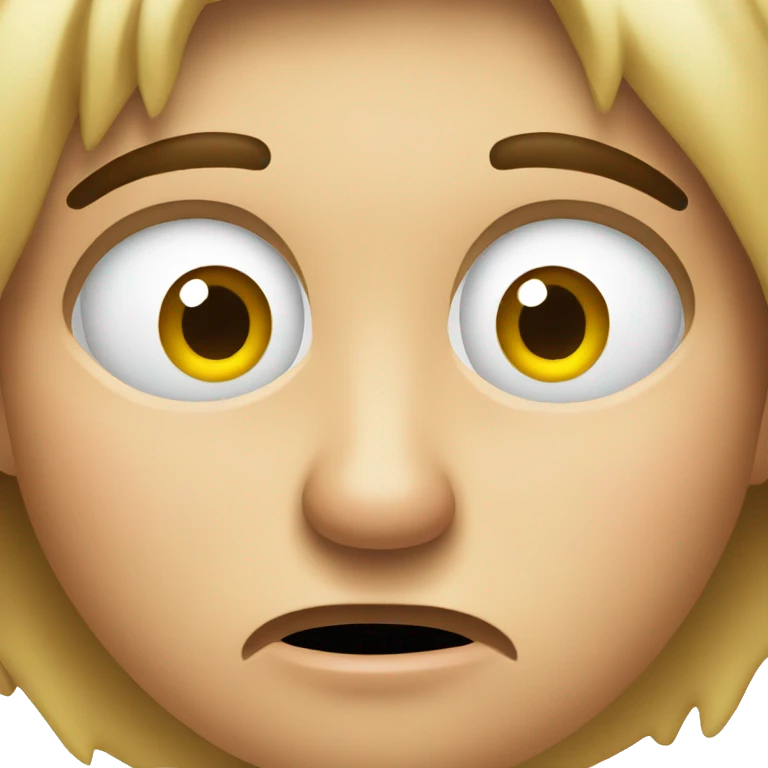 confused and disgusted face emoji