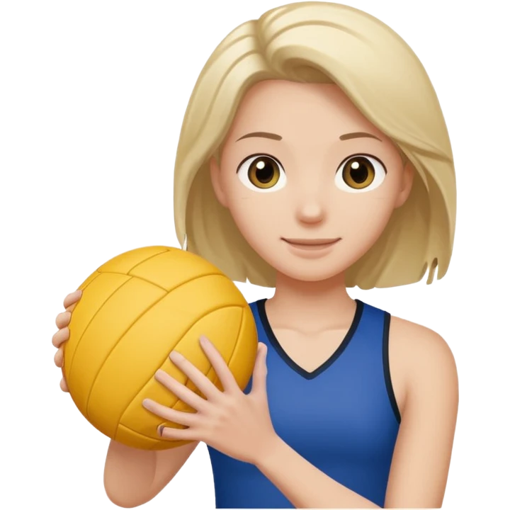 🏐 + 🥺 emoji