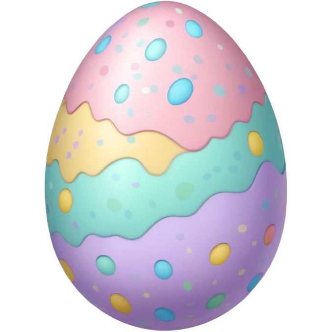 
pastel easter egg emoji
