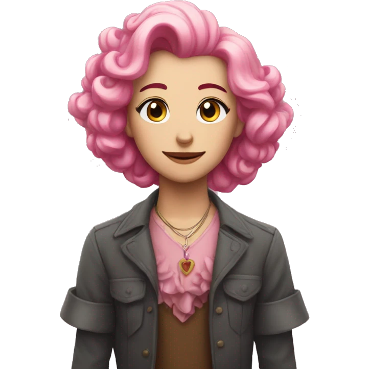 Corazon rosa emoji