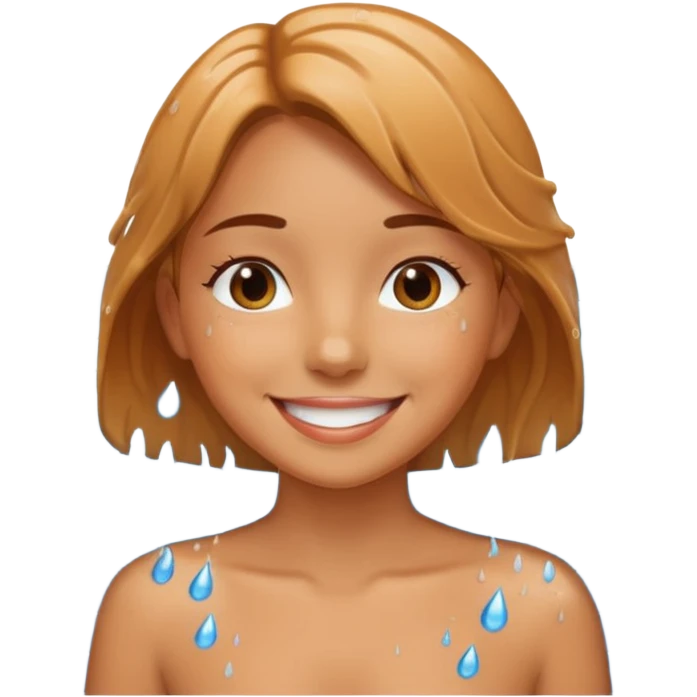 Funny girl  nude showwr emoji