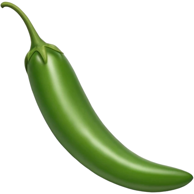 Green chilli emoji