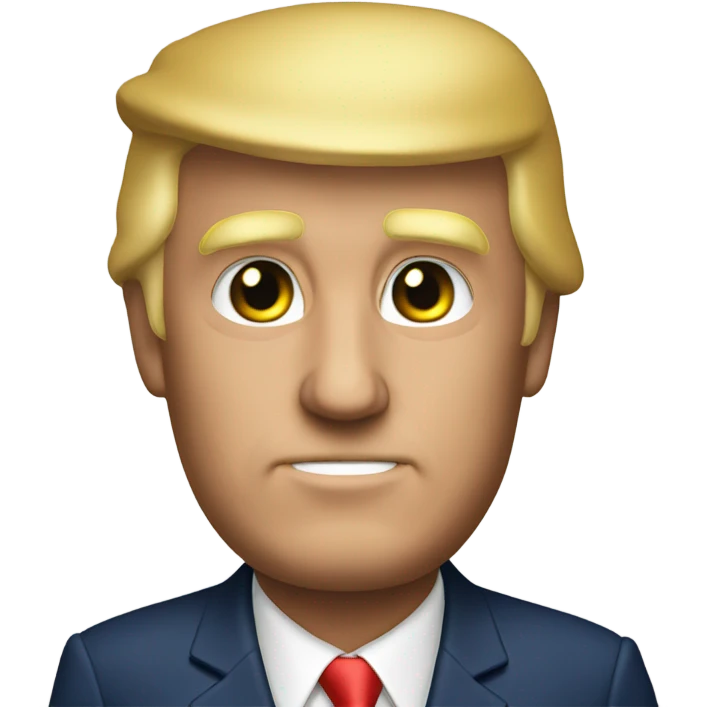 Trump with unio jack emoji