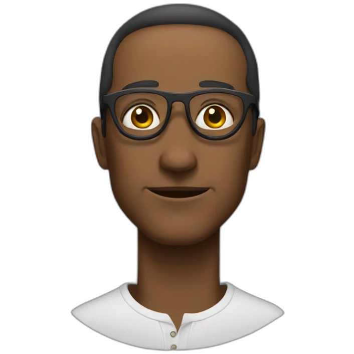 gilbert montagné with blind glasses emoji