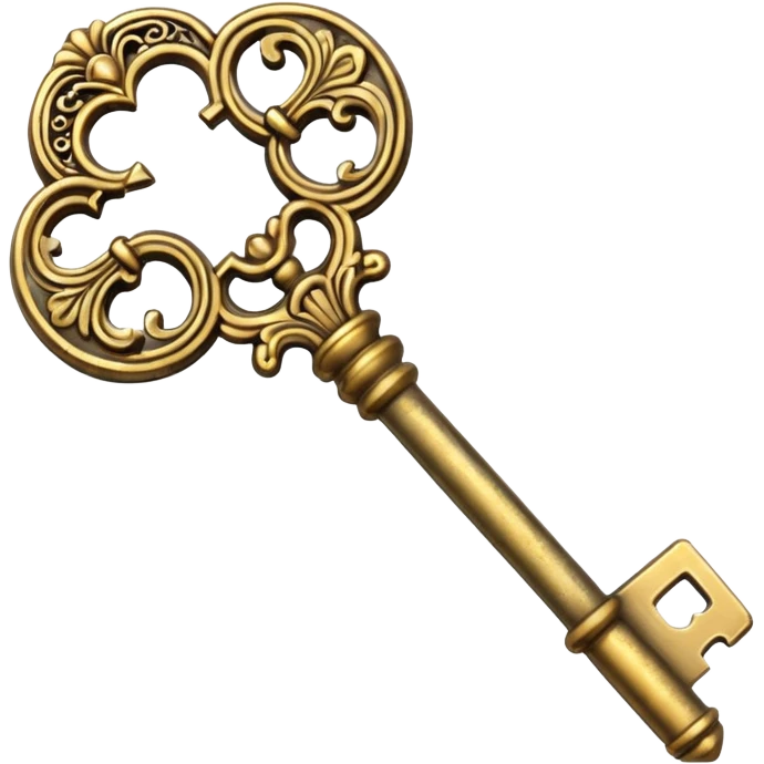 gold key emoji